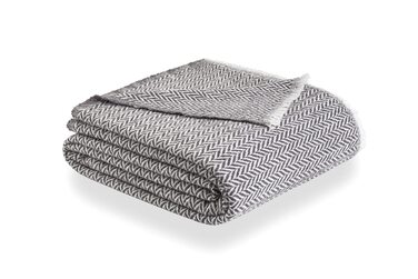 Ковдра Todocama Extra Soft Cotton, Four Seasons, Багатоцільове покривало, Покривало для дивана, Чохол для кушетки, Покривало для дивана (Темно-сірий), PRCMAMSGROS, 120 x 180 см 120 x 180 см Темно-сірий