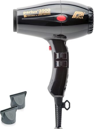 Професійний фен Parlux 3500 SuperCompact Ceramic Ion, чорний
