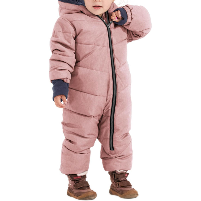 Дитячий міні-комбінезон Killtec унісекс з пуховим принтом та капюшоном 98-104 рожевий