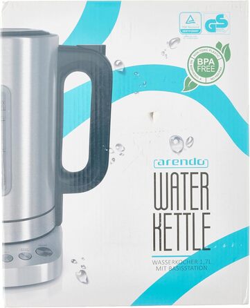 Чайник з нержавіючої сталі потужністю 3000 Вт з регулюванням температури - 4 обраних температурних режими - функція підтримання те