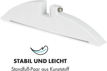 Ніжки Klarstein Wonderwall для інфрачервоного обігрівача Wonderwall - пластик, 2 шт., аксесуари, сіро-сріблясті