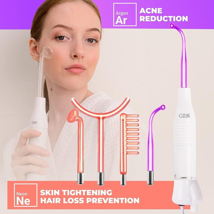 Високочастотні прищі, випадіння волосся, зменшення зморшок, косметичний пристрій для системи догляду за шкірою, красиве обличчя без прищів