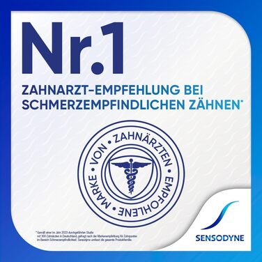 Зубна паста Sensodyne MultiCare ніжна біла, 4 шт. 75 мл, щоденна зубна паста з фтором, для чутливих зубів біла зубна паста з фтором