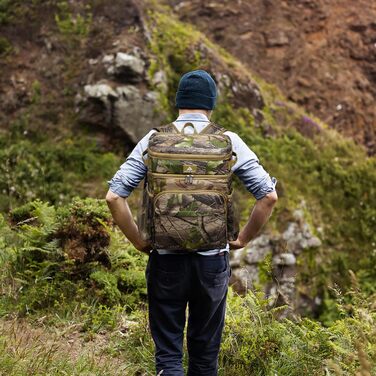 Рюкзак Великий утеплений камуфляж із охолоджувальним відділенням для чоловіків і жінок - Ідеальний пікнік Подорож Кемпінг Тактичний пляж, 54 Cans Thermal Cooler Bag