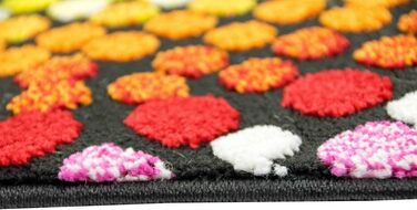 Килим для вітальні сучасний килим для вітальні райдужний різнокольоровий розмір 200 x 290 см