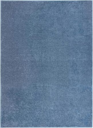 Однотонний ніжний килим Santa FE для кімнат, вітальні, спальні, килимове покриття, синій, різні розміри, 400x600 см 400x600 см Син