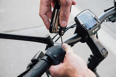 Праве велосипедне дзеркало для електровелосипедів. Дзеркало заднього виду для велосипедів, чорне, 80 см, 80 -