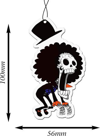 В1 автомобільний ароматизатор дерева / освіжувач повітря, аніме-ароматизатор повітря для автомобілів One Piece Chibi Style, мавпа