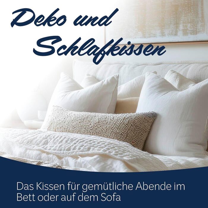 Стьобані подушки з мікрофібри 80x80 см Підходять для алергіків, сертифіковані Oeko-Tex, наповнювач з волокна, вага наповнювача 1000 г Можна прати в пральній машині при 95C 80x80 см (2 шт.), 7dreams 2 шт.