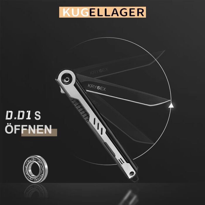 Кишеньковий ніж, тонкий одноручний ніж гострий туристичний складаний ніж з лезом з нержавіючої сталі, ніж джентльмена для кемпінгу