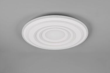 Стельовий LED-світильник Trio Leuchten Costa 633510131, білий матовий метал, акрил, 50 Вт, з пультом ДК, регулюванням кольору та яскравості світла, димером та нічним підсвічуванням