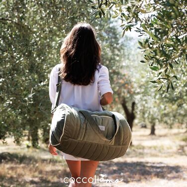 М'яка оксамитова лікарняна сумка Coccoliamo з туалетним приладдям, сумка для народження дитини для жінок, багатофункціональна сумк