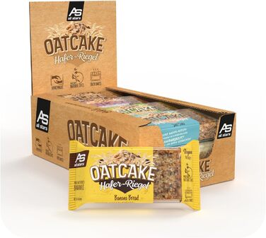 Вівсяні батончики ALL STARS Oatcake (мікс-бокс, 12 x 80 г) енергетичний батончик з вівсяними пластівцями та високоякісними вуглеводами запечений вівсяний батончик мякий та ситний ідеальна заміна прийому їжі