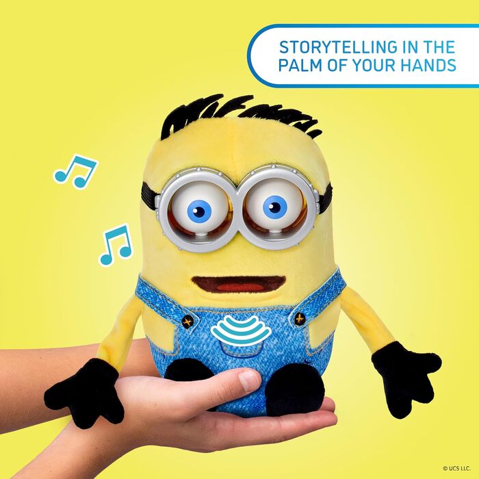 Інтерактивна іграшка-рукавичка WOW STUFF Minions Palm Puppetronic Генрі 40 звуків та дій Очі, що блимають, та рухомий рот Сумісний з міньйонами Джеймсом та Діком Для фанатів від 6 років