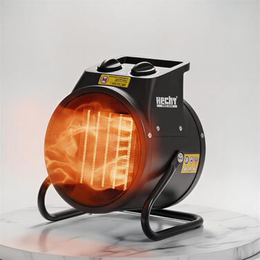 Керамічний радіатор HECHT (НОВИНКА) Портативні обігрівачі потужністю 2000 Вт або 3000 Вт Термостат Захист від перегріву Гіпоалергенний Тихий Електричний радіатор, наприклад, для вітальні, ванної кімнати, офісу. Тепловентиляторний обігрівач потужністю 3000
