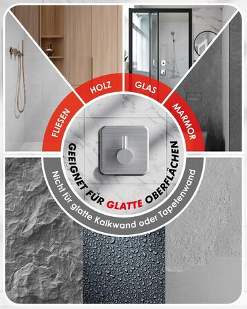 Рушникосушка без свердління, 6 шт. гачки для рушників з нержавіючої сталі клейкі гачки для одягу гачки самоклеючі, нержавіючі, іде