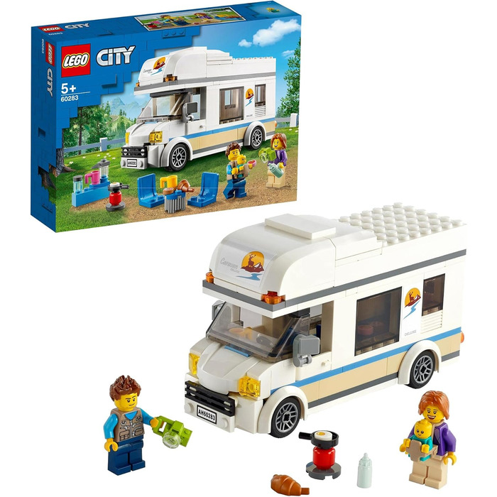 Конструктор LEGO City 60283, Дім на колесах для відпочинку, 190 деталей
