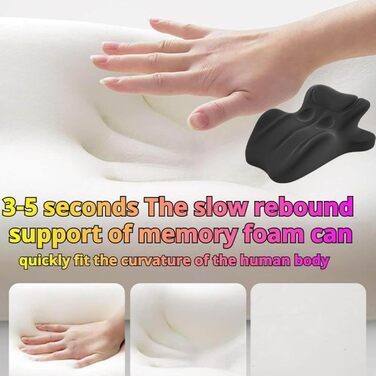 Подушка Arcova Sweet Spot подушка для пар 27 для підтримки інтимної близькості, клиноподібна подушка з піни з ефектом пам&39яті для всіх положень тіла Keep the Passion Alive, чорна