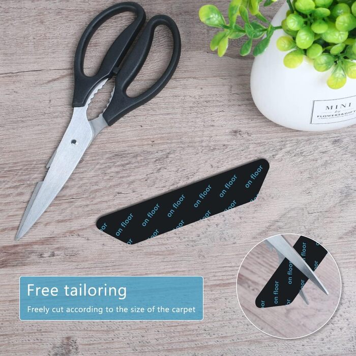 Килимок протиковзкий для килима Vicloon, 30 шт. Килимок протиковзкий для килима, що миється, кутова протиковзка накладка для килим