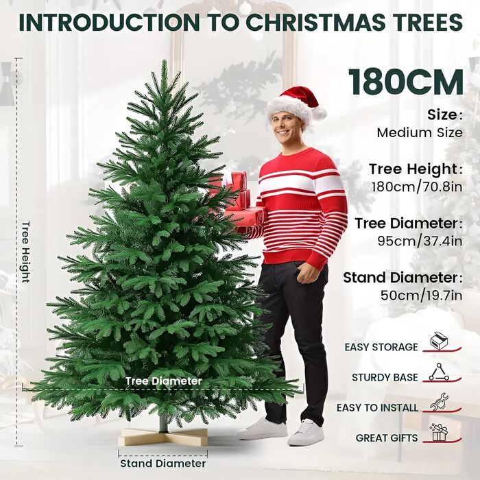 Штучна ялинка 180 см Primal Internet GmbH