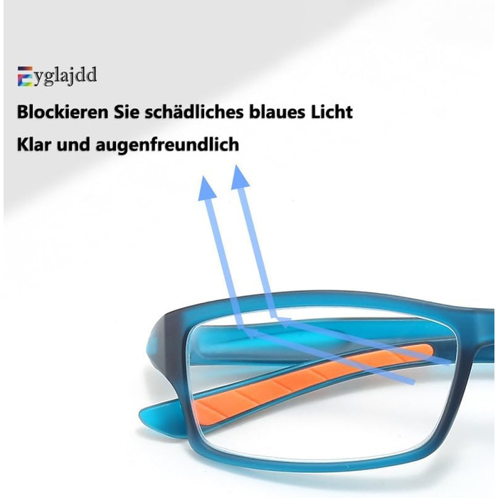 Найновіші жіночі окуляри для читання чоловіки, 4 пакети синіх світлоблокуючих окулярів білий/чорний/синій/зелений 2.5 x, 2024