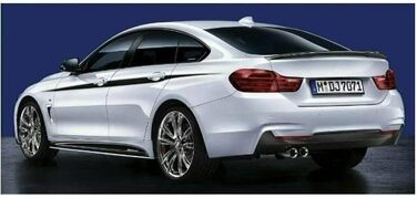 Задній спойлер Спойлер багажника Performance Gloss Black для BMW 4 Series 2014-2020 Performance Тюнінг Седан 4-дверне купе 420i 428i 430i 435i 440i Задній спойлер, 36