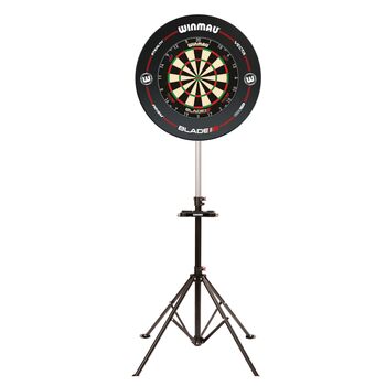 Підставка для дротиків WINMAU Xtreme Dartboard 2.0 - Портативна, регульована та окремостояча - Система кріплення дротиків у формі штатива - Професійний аксесуар для дротиків - Сумісний з усіма дротиками Winmau