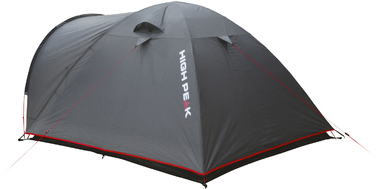 Намет чотиримісний High Peak Nevada 4 Dark Grey/Red (10207)