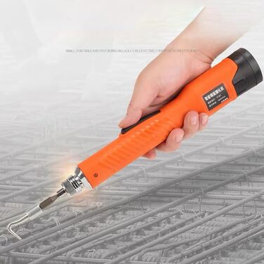 Електрична арматурна машина Jieotwo, акумуляторна, акумуляторна, машина для зв'язування арматури, портативний інструмент для кріплення арматури, 1000 об/хв змінного струму 100-240 В