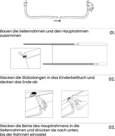 Складане похідне ліжко, портативне кемпінгове ліжко, легке, складне кемпінгове ліжко до 180 кг для намету, для активного відпочинку на природі, для подорожей, саду, офісу (190 70 18 см) сірого кольору