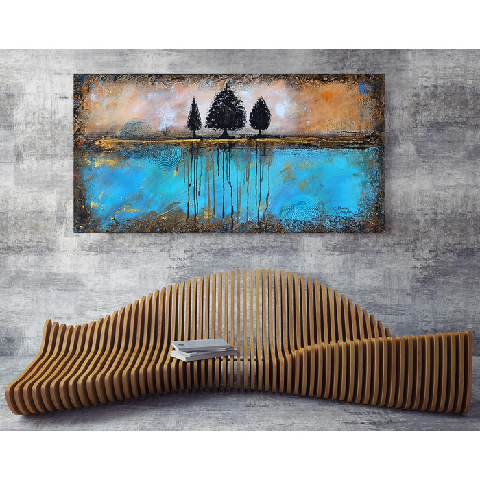 Моніка Мірафьорі I 100 РУЧНИЙ РОЗПИС I Картина Бажання 100х50см Картина Ручний розпис Акриловий живопис Дуже великий акриловий жив