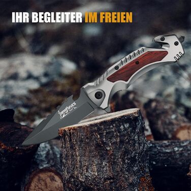 Складаний ніж кишеньковий ніж одноручний ніж виживання рятувальний ніж зі склорізом ремінь різак відкривачка кишенькова кліпса мис