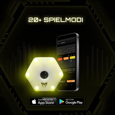 Світло для тренування реакції METIS 4/8 QTY - покращують рефлекси та швидкість реакції Підключення до додатку Пакет з 8 шт.