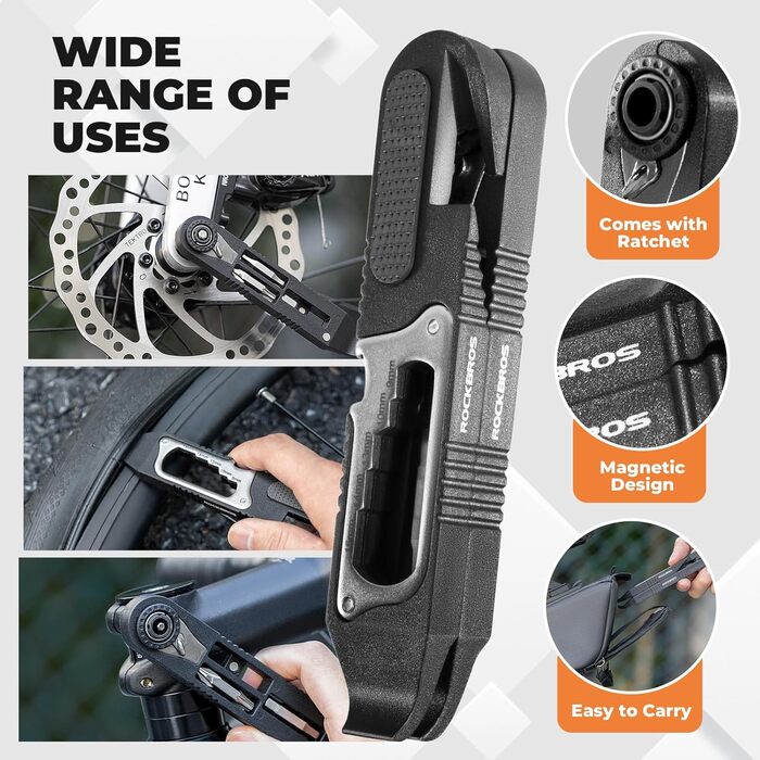Велосипедний мультиінструмент ROCKBROS, 16-в-1
