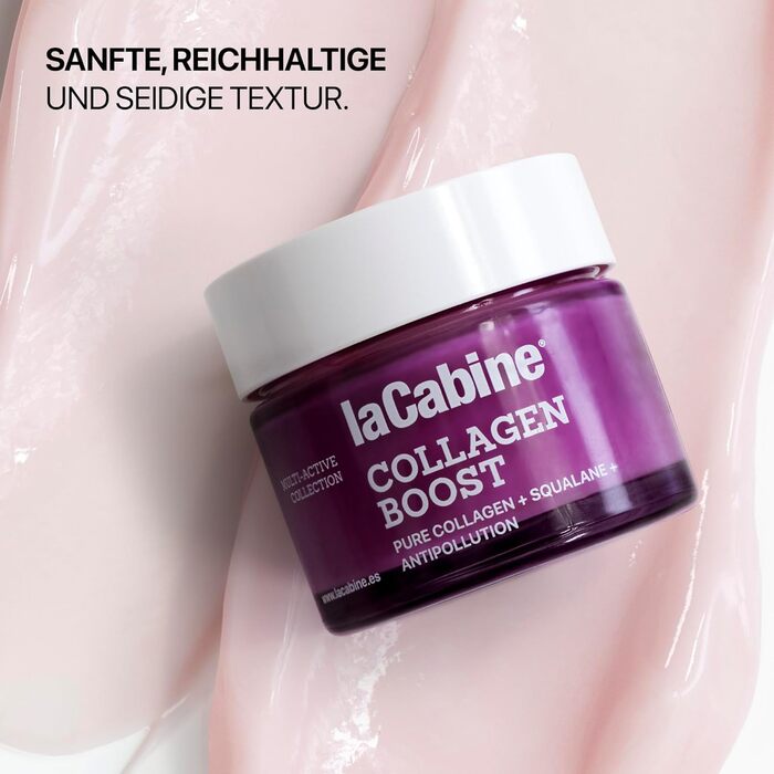 Колагеновий крем для обличчя Collagen Boost 50 мл Підтягуючий догляд з колагеном та пептидами Покращує еластичність, бореться з втратою пружності шкіри та чітко окреслює контури обличчя