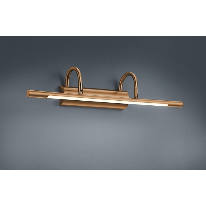 Стільний настінний LED-світильник Trio Cuadro 225210104, метал, стара латунь, 8 Вт