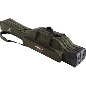 Чохол для вудилищ Mikado - 3 відділення 150 см - зелений 150 см/3 камери/UWD-12003G-150