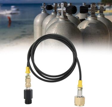 М W21.8-14 DIN477 Адаптер бака CO2 Комплект шлангів високого тиску для соди Аксесуари для домашнього офісу - насолоджуйтесь газованою водою вдома, 1,5