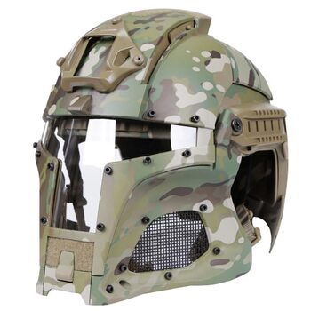Тактичний військовий балістичний шолом бічній рейці ПНВ кожух передачі бази армійський бойовий страйкбол пейнтбол повна маска шолом CP