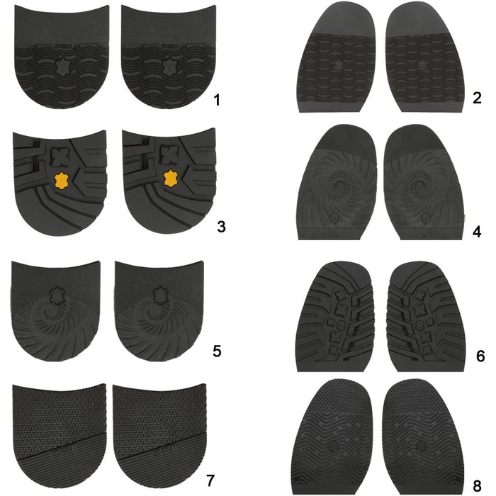 Комплект Ліфт висотою 5.2 мм Чоловіче взуття Устілка Подушка Підйом п'яти Вставка Pad 8 Набір з 3 (2), 3