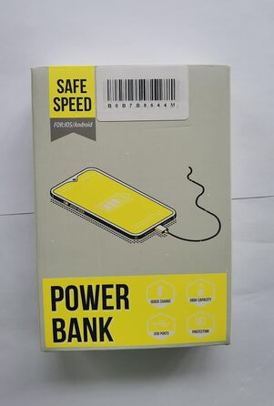 Зовнішній акумулятор для мобільного телефону Power Bank 26800mAh 22.5W PD20W швидка зарядка Powerbank USB C зі світлодіодним дисплеєм 3 виходи і 2 входи Портативний зарядний пристрій для смартфонів