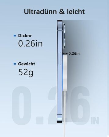 Зарядний пристрій iPhone, індуктивна зарядна станція Wireless Charger для iPhone 16 Pro Max/16 Pro/16 Plus/16/15 Pro Max/15/14/13/