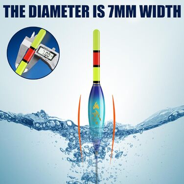 Світлодіодний поплавковий риболовний набір з індикатором клювання, двоколірний нічний рибальський буй, поплавці з підсвічуванням, плавучість 4 г/5 г/6 г/7 г/8 г/9 г, в комплекті акумулятори та зарядний пристрій, рибальські аксесуари для річок та озер 4 г/