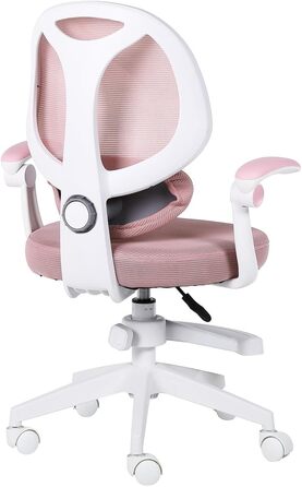 Обертовий стілець для дівчаток, дитячий, рожевий дитячий стілець, 360, дитяча кімната