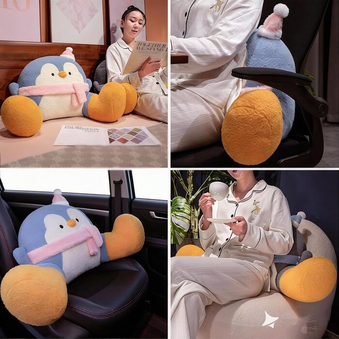 Ортопедична подушка для читання/спинка для ліжка, дивана з підлокітниками для дорослих, підтримка спини для оптимальної підтримки та комфорту під час читання, перегляду телевізора, відпочинку (сіра, L) сіра велика