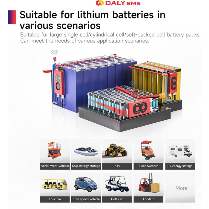З модулем WiFi та платою захисту зв&39язку CAN 485 для літієвої акумуляторної батареї LiFePO4 (16S 48V Smart BMSRS485CANWiFi модуль, 200A) LiFePO4 16S 48V 200A, 16S BMS 48V