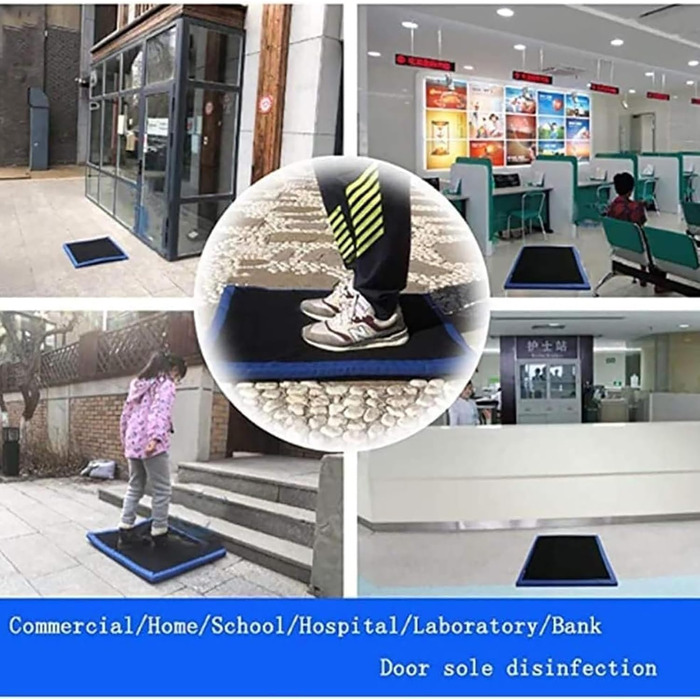 Килимок для дезінфекції взуття, килимок для дезінфекції підошов взуття, килимок для дезінфекції входу, губчастий килимок для входу в лікарняні лабораторії, для використання всередині та зовні приміщень, для тваринництва та на відкритому повітрі в домашніх