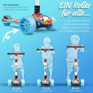 Самокат дитячий самокат X-Pro2 триколісний самокат з PU LED підсвічуванням коліс дитячий самокат складний педальний самокат регуль