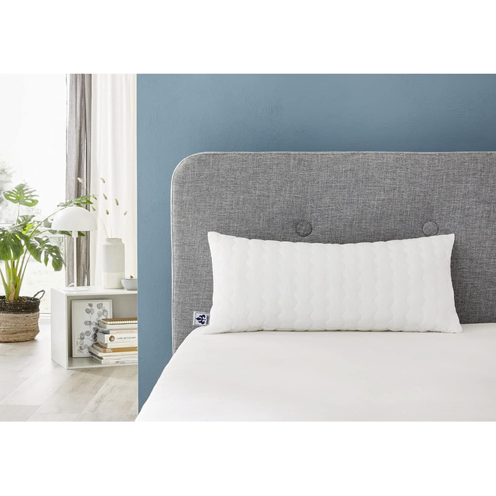 Подушка Irisette Vitamed - Зроблено в Німеччині - Подушка зі знімним чохлом з чистої бавовни, 40 x 80 см, сертифікована Oeko-Tex 40 x 80 см - комплект з 1 предмета