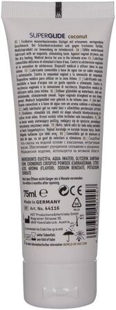 Їстівний гель-лубрикант HOT Superglide кокосовий, 75 мл